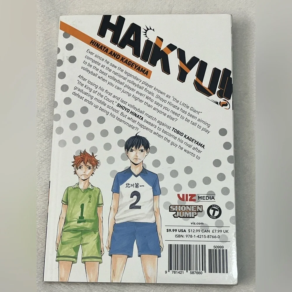 Haikyuu!! Manga Volumes 1 and 2 Paperback Books by Haruichi Furudate